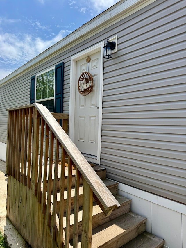 view of entrance to property