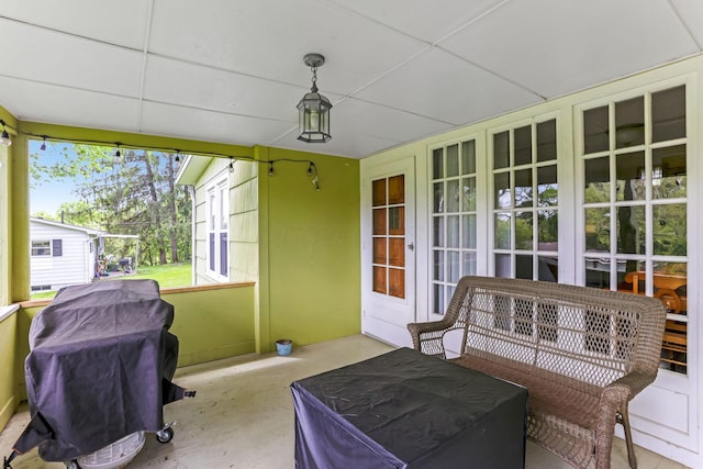 200 Park Ave, New Lexington, OH 43764 - view of patio / terrace featuring a grill and covered porch
