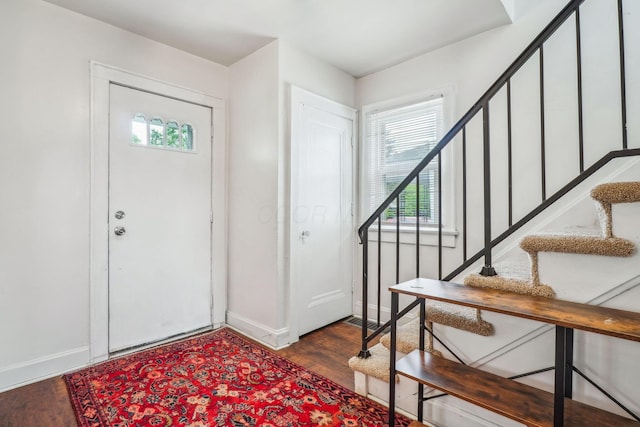 1066 Kelton Ave, Columbus, OH 43206 - foyer featuring healthy amount of natural light, stairway, and baseboards