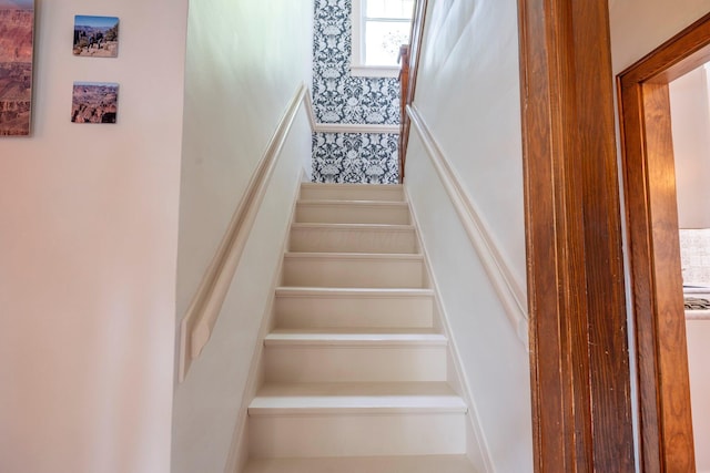 view of staircase