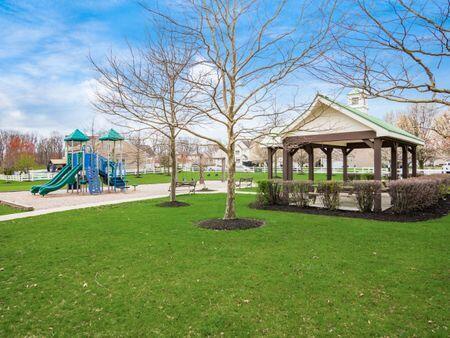 592 Summer Tree Loop, Marysville, OH 43040 - communal playground featuring a gazebo and a lawn
