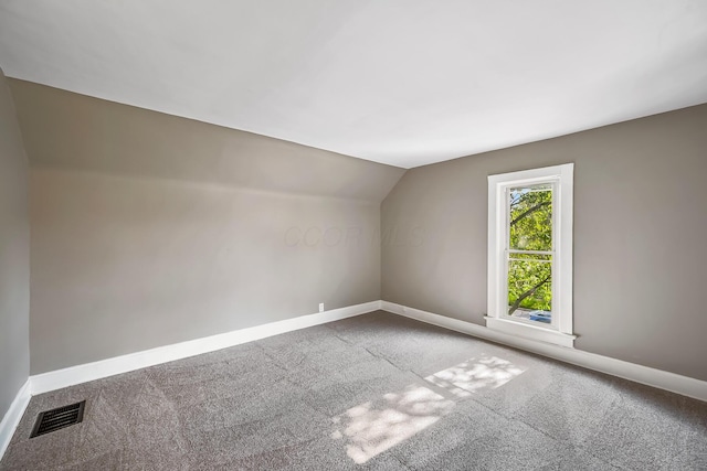 229 Pennsylvania Ave, Marion, OH 43302 - additional living space featuring carpet floors, baseboards, and vaulted ceiling