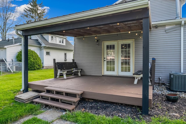 229 Pennsylvania Ave, Marion, OH 43302 - wooden deck featuring central air condition unit