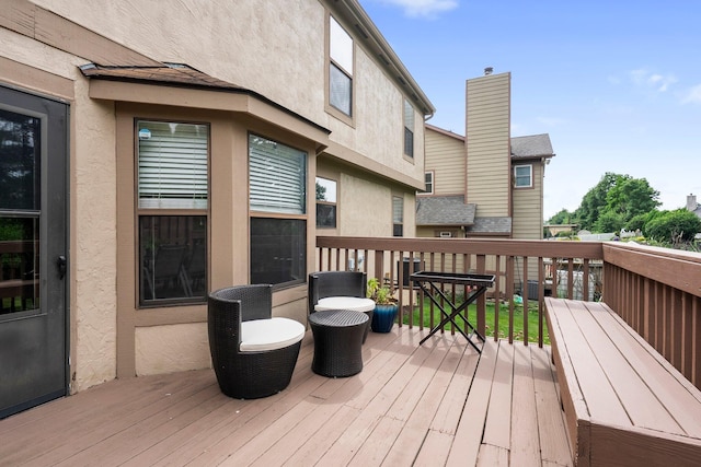 5524 Rushden Dr, Columbus, OH 43230 - view of wooden terrace