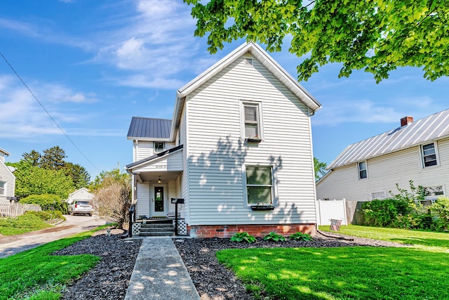 76 Resch St, Kenton, OH 43326 - view of front of home with metal roof