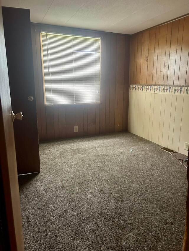 3617 Waugh Rd, Frankfort, OH 45628 - empty room featuring carpet and wood walls