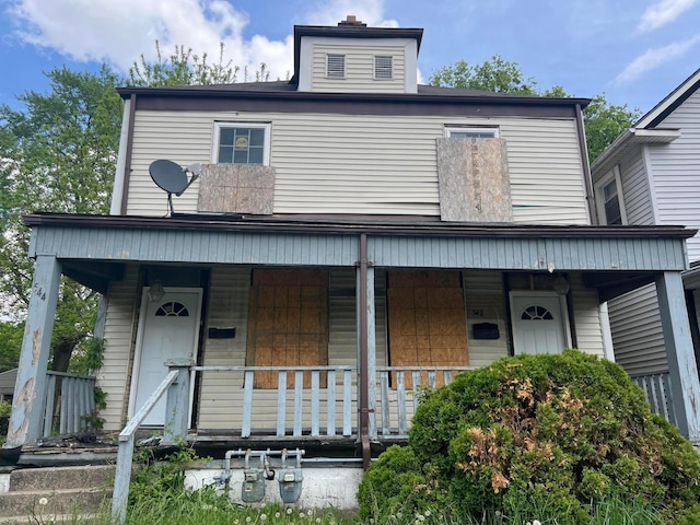 542-544 Trevitt St, Columbus, OH 43203 - view of front facade with a porch