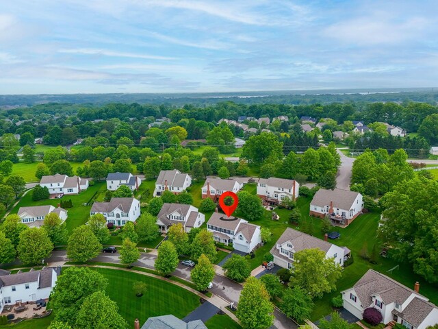 5073 Thornwood Dr, Westerville, OH 43082 - aerial perspective of suburban area