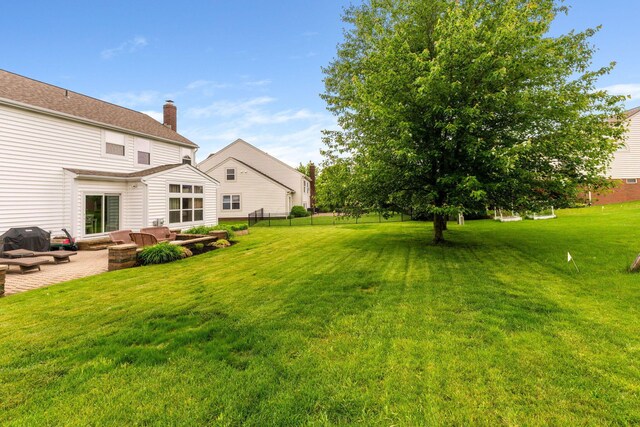 5073 Thornwood Dr, Westerville, OH 43082 - view of yard with a patio and an outdoor living space