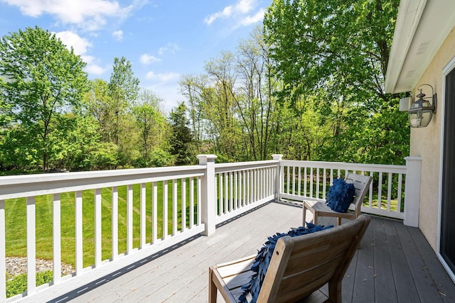 504 W Orange Rd, Delaware, OH 43015 - wooden terrace featuring a yard