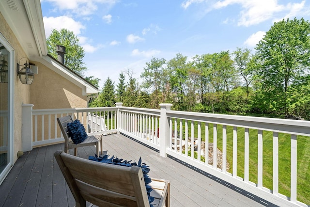 504 W Orange Rd, Delaware, OH 43015 - wooden terrace with a yard