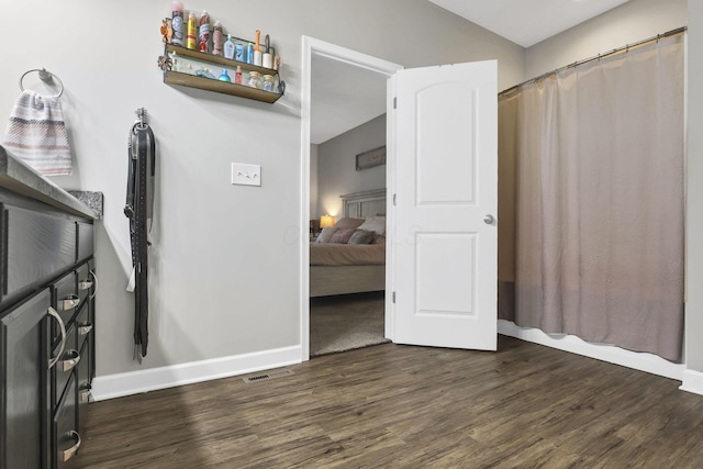 7205 W Grubb Rd NE, Thornville, OH 43076 - bedroom featuring dark wood-type flooring and baseboards