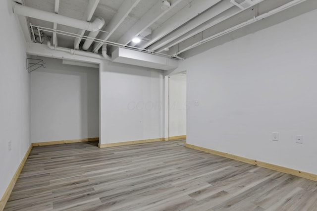 7205 W Grubb Rd NE, Thornville, OH 43076 - finished below grade area with wood finished floors and baseboards