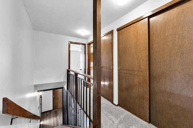 144 W Ticonderoga Dr Unit H, Westerville, OH 43081 - hall with an upstairs landing
