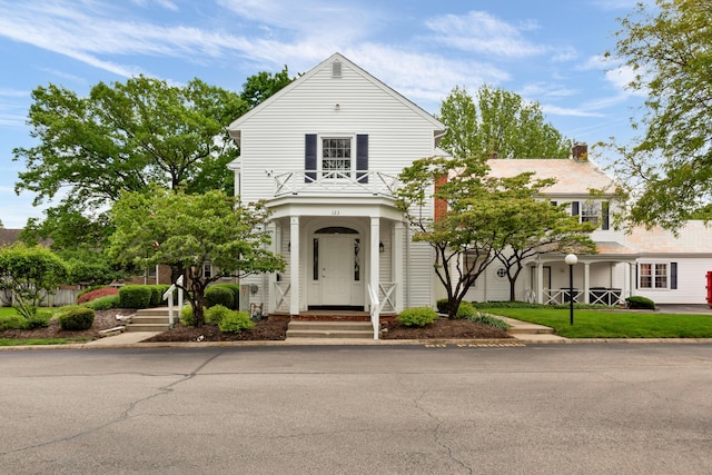 144 W Ticonderoga Dr Unit H, Westerville, OH 43081 - view of front of home featuring a balcony
