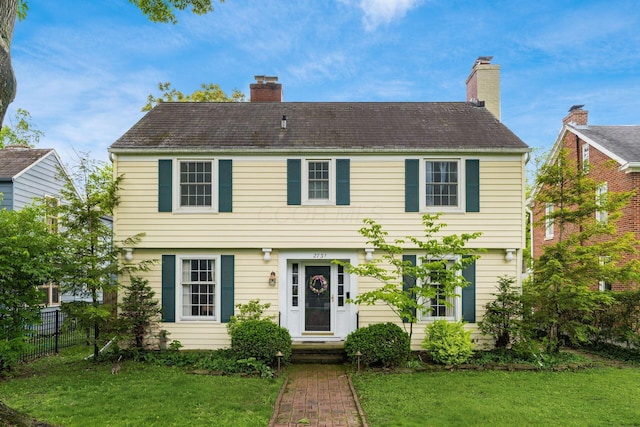 2731 E Broad St, Bexley, OH 43209 - colonial home with a chimney
