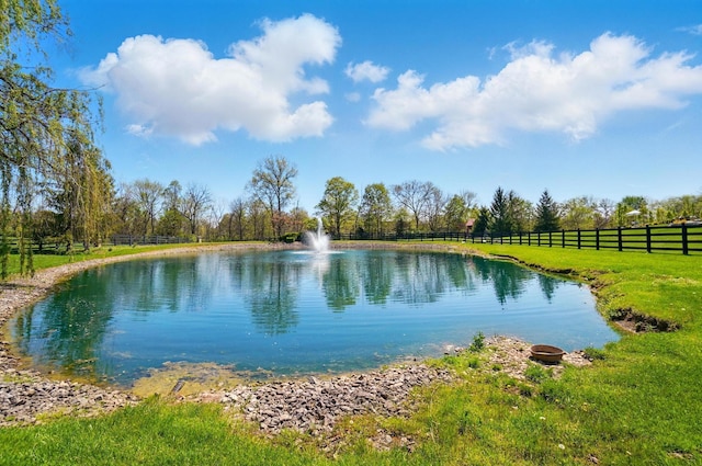 8070 Harriott Rd, Dublin, OH 43017 - water view with fence