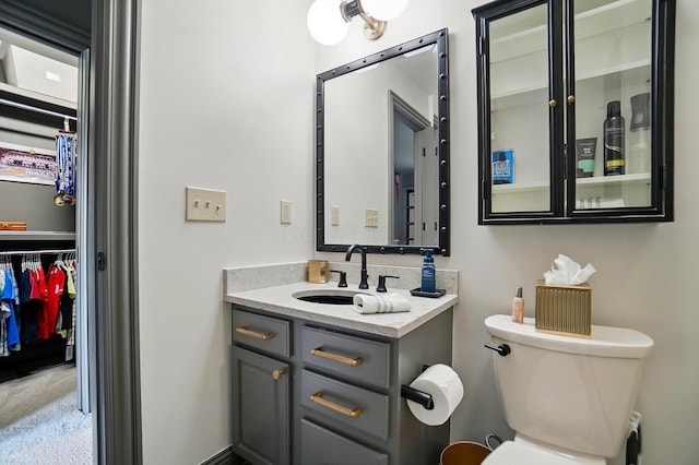8070 Harriott Rd, Dublin, OH 43017 - bathroom featuring toilet and vanity