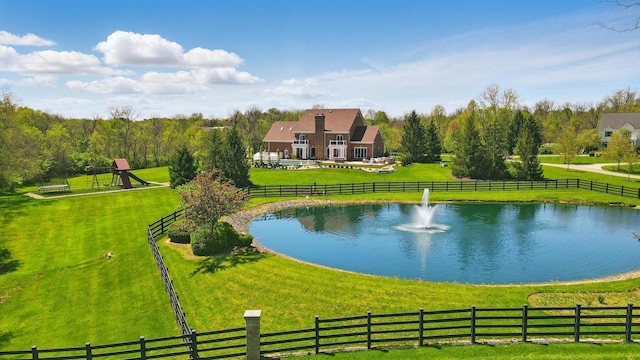 8070 Harriott Rd, Dublin, OH 43017 - view of property's community featuring a water view