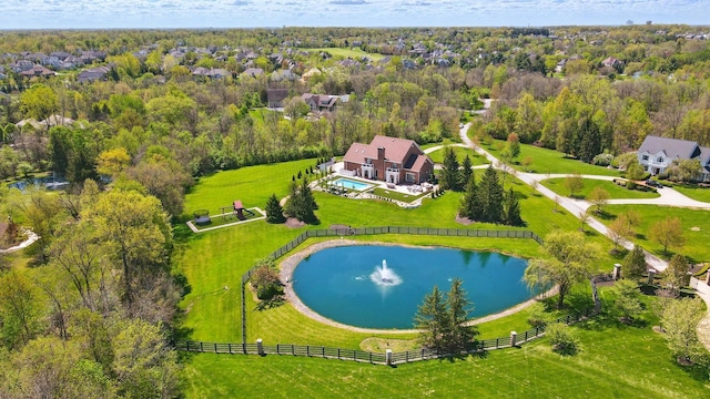 8070 Harriott Rd, Dublin, OH 43017 - aerial view of property and surrounding area with a nearby body of water