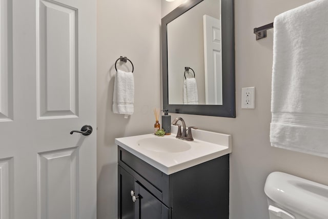 411 Reinhard Ave, Columbus, OH 43206 - bathroom with vanity and toilet