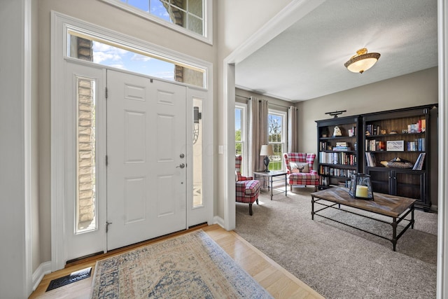 2557 Coltsbridge Dr, Lewis Center, OH 43035 - foyer with wood finished floors and baseboards