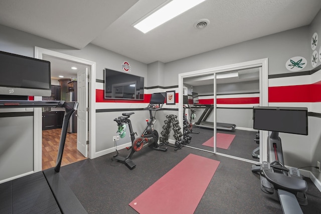 2557 Coltsbridge Dr, Lewis Center, OH 43035 - exercise room featuring baseboards