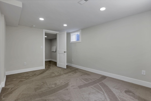 2727 Westmont Blvd, Columbus, OH 43221 - unfurnished bedroom with carpet, baseboards, and recessed lighting