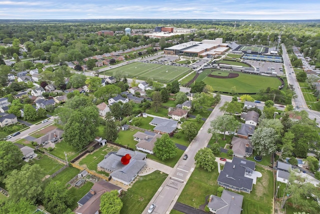 2727 Westmont Blvd, Columbus, OH 43221 - aerial view of property and surrounding area with nearby suburban area