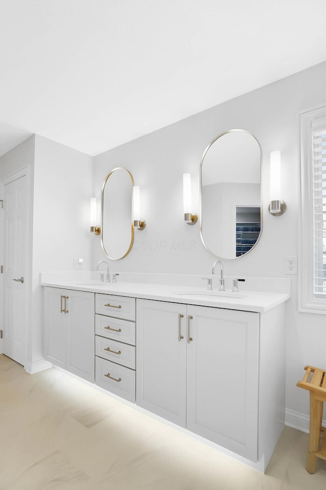 6415 Green Stone Loop, Dublin, OH 43016 - full bath with baseboards and double vanity