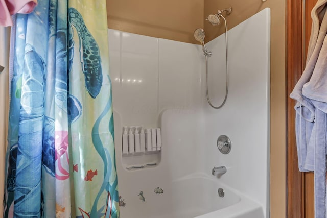 1719 Marion Rd NW, Utica, OH 43080 - full bathroom with shower / bath combo with shower curtain