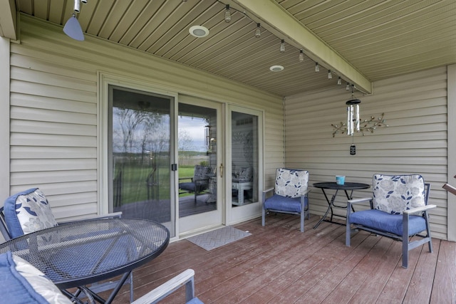 1719 Marion Rd NW, Utica, OH 43080 - view of wooden deck