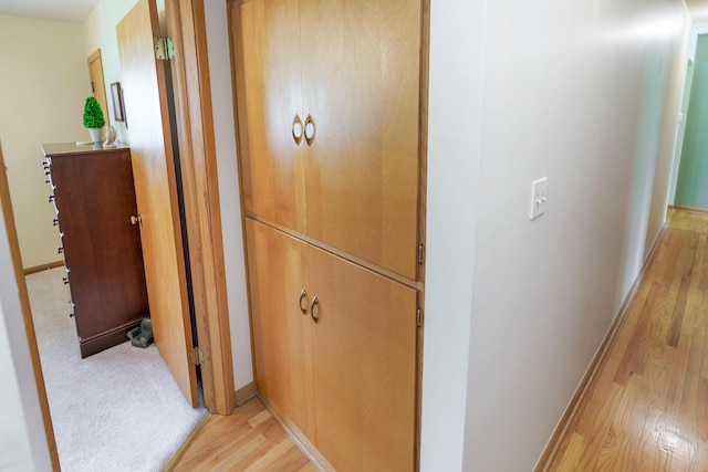 316 Charleston Ave, Columbus, OH 43214 - hallway featuring light wood finished floors and baseboards