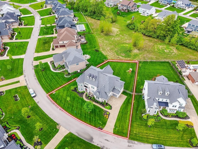 6540 Marshview Dr, Hilliard, OH 43026 - aerial perspective of suburban area