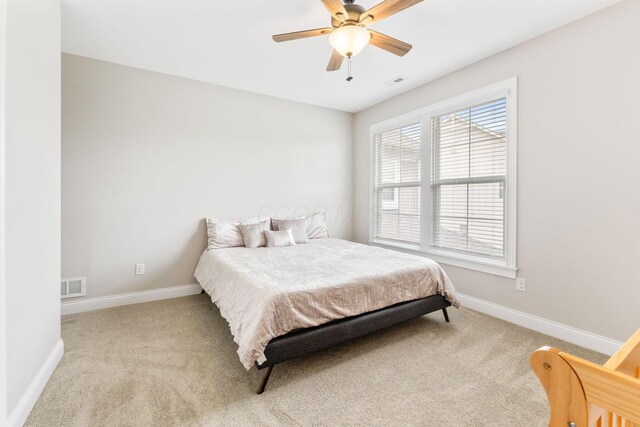 6540 Marshview Dr, Hilliard, OH 43026 - carpeted bedroom featuring baseboards and ceiling fan