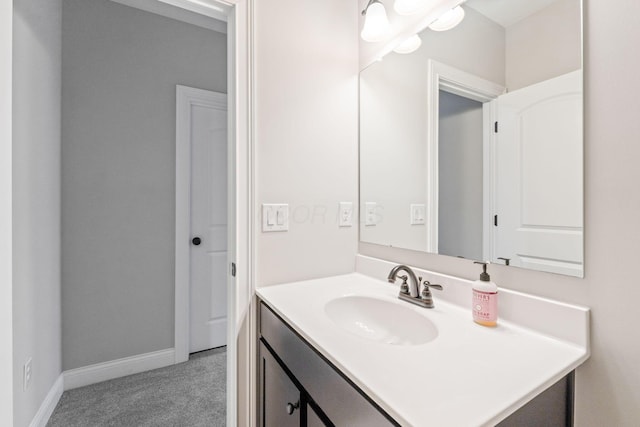 6540 Marshview Dr, Hilliard, OH 43026 - bathroom with vanity and baseboards