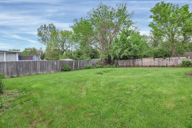 view of yard