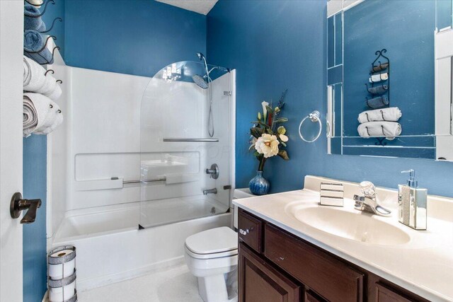 10164 Busey Rd, Canal Winchester, OH 43110 - bathroom with vanity and shower / tub combination