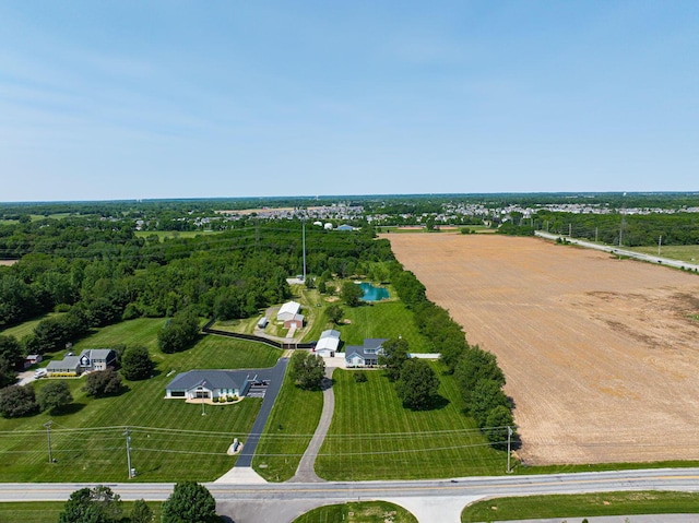 10164 Busey Rd, Canal Winchester, OH 43110 - aerial overview of property's location featuring rural landscape