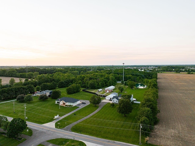 10164 Busey Rd, Canal Winchester, OH 43110 - aerial view at dusk