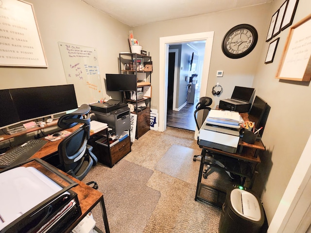8696 Main St, Rushville, OH 43150 - office area with carpet flooring