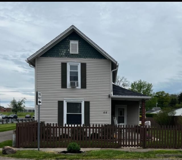 44 King Ave, Newark, OH 43055 - back of house with cooling unit