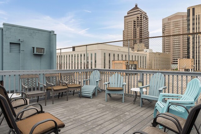 78 E Chestnut St Unit 205, Columbus, OH 43215 - view of wooden terrace