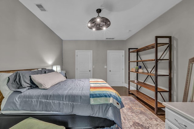 3720 Hyatts Rd, Powell, OH 43065 - bedroom featuring dark wood finished floors and baseboards