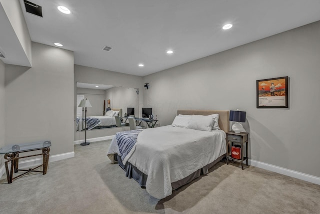 3720 Hyatts Rd, Powell, OH 43065 - carpeted bedroom with recessed lighting and baseboards