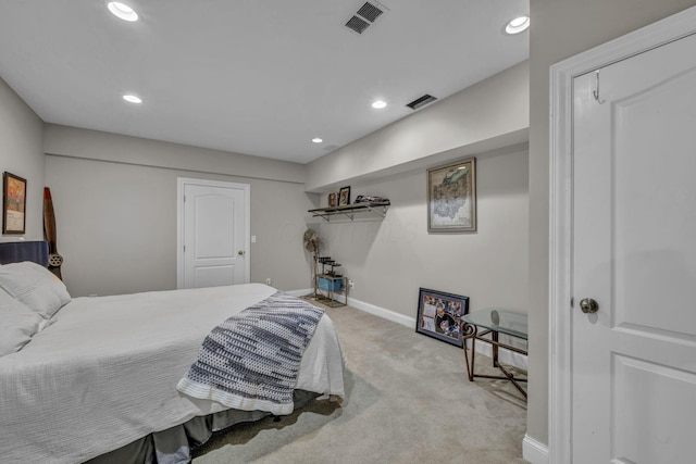 3720 Hyatts Rd, Powell, OH 43065 - bedroom featuring carpet flooring, baseboards, and recessed lighting