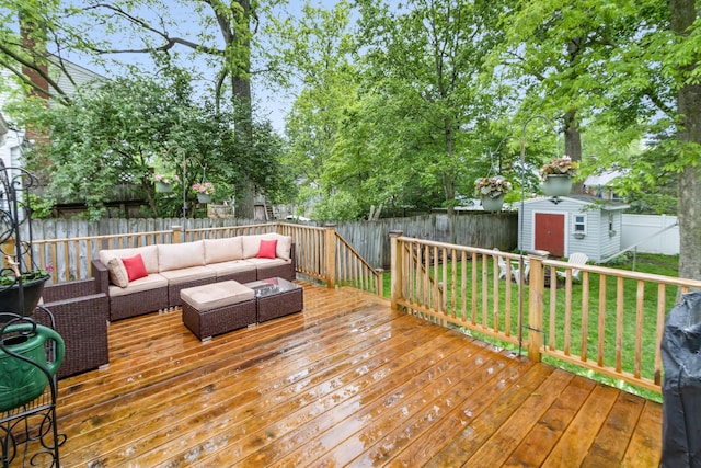 68 Whipple Pl, Westerville, OH 43081 - wooden terrace with an outdoor living space