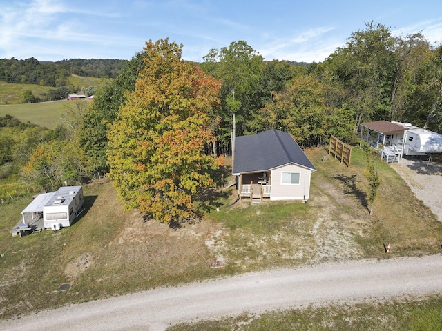 54780 Opossum Run Rd, Senecaville, OH 43780 - view from above of property featuring a heavily wooded area