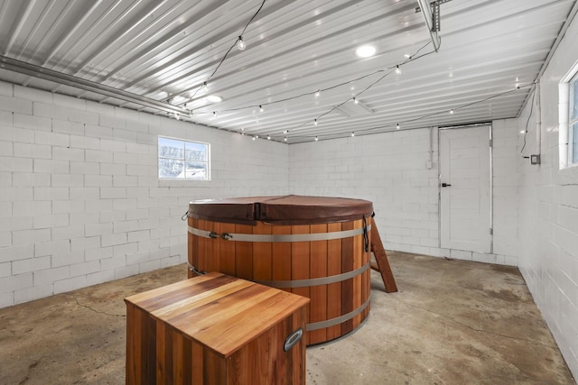 1096 Church St, Logan, OH 43138 - basement featuring concrete block wall