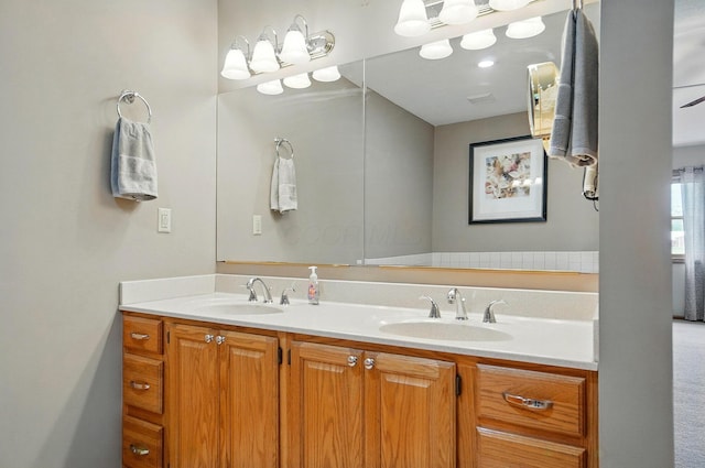 7227 Stemen Rd, Pickerington, OH 43147 - full bathroom with double vanity